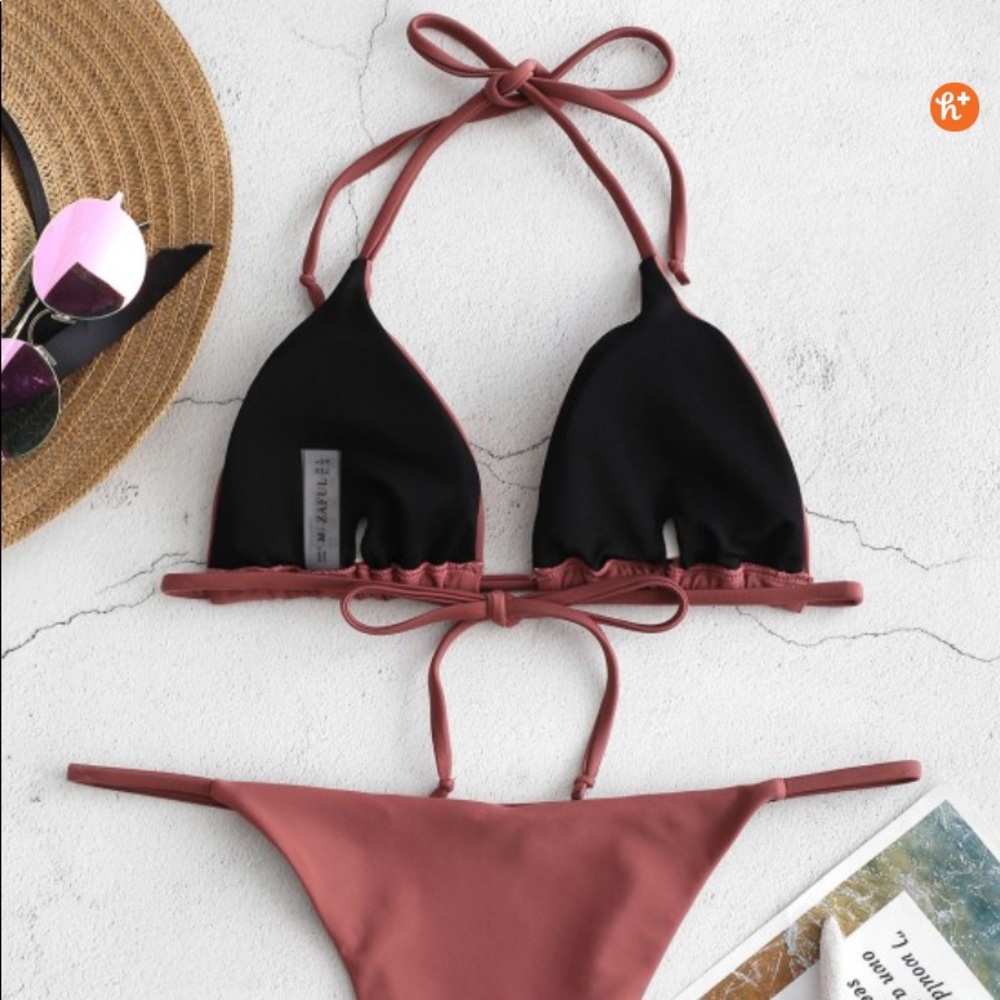 halter string bikini set - Picture 3 of 4
